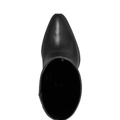 Marc Fisher Lannie Wide Calf Dress Boot | Black Leather