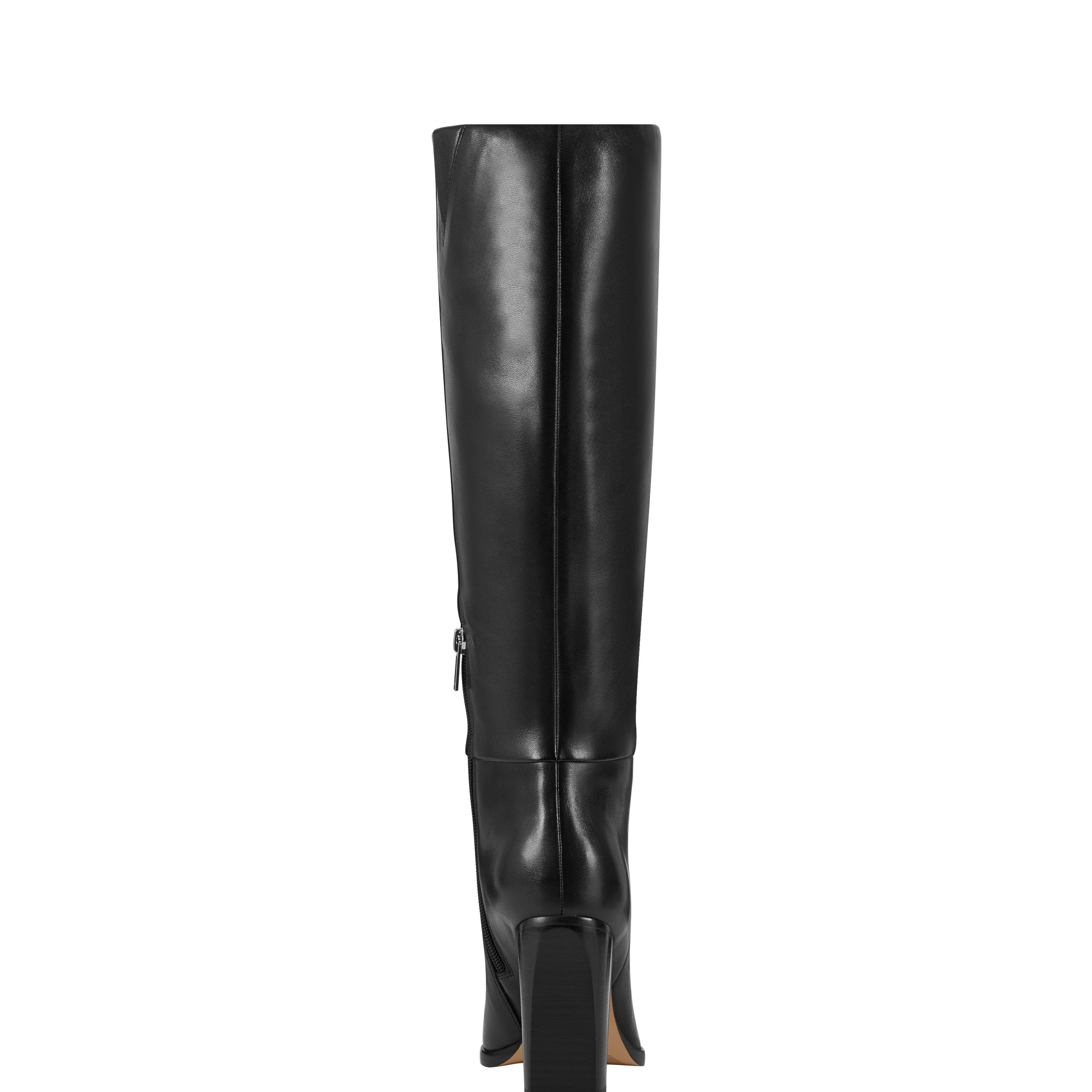 Marc Fisher Lannie Wide Calf Dress Boot | Black Leather