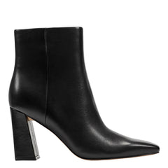 Marc Fisher Novella Block Heel Ankle Bootie | Black Leather