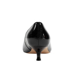 Marc Fisher Cecile Kitten Heel Pump | Black Patent Leather