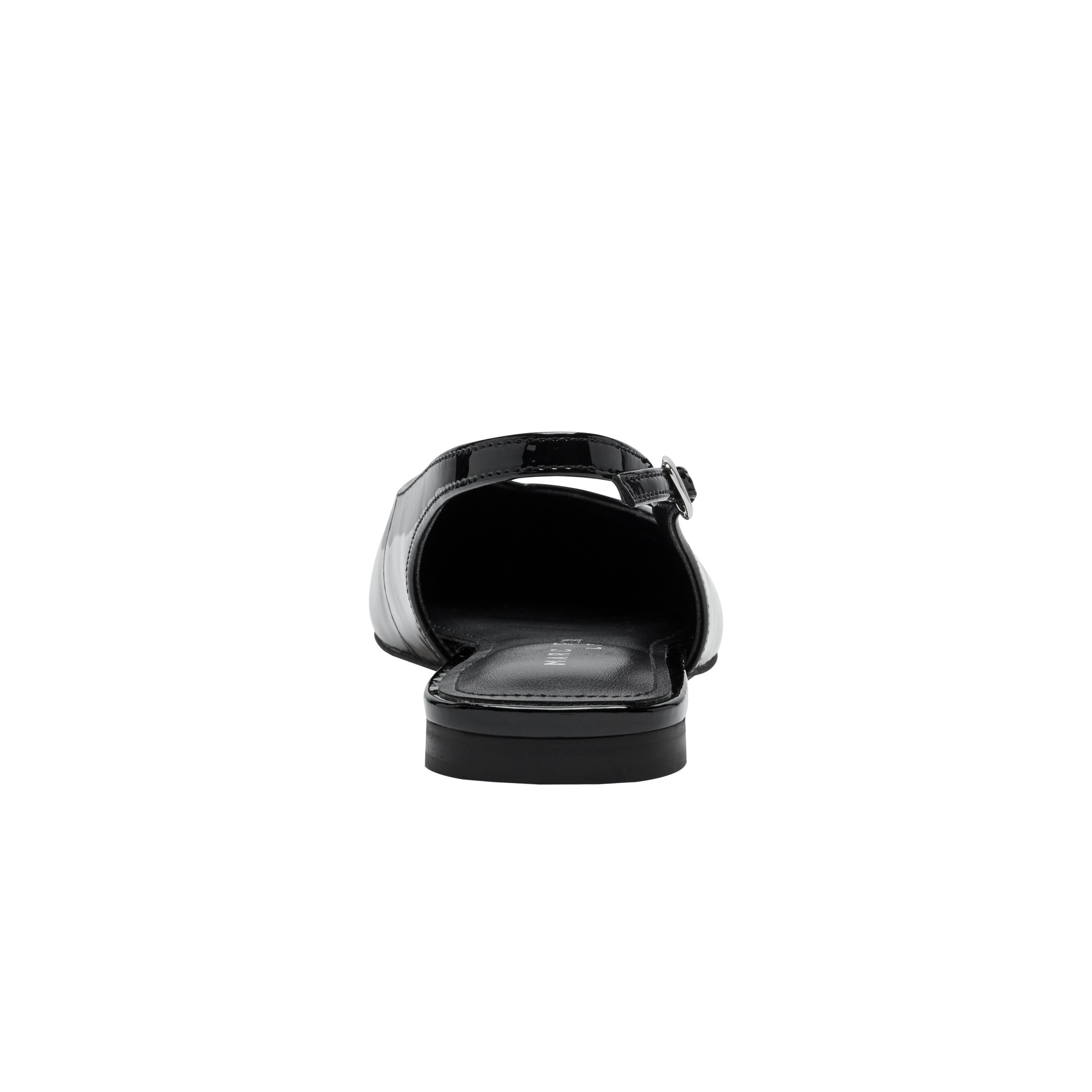 Marc Fisher Gabra Slingback Flat | Black Patent Leather