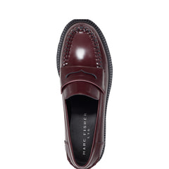Marc Fisher Dagman Casual Loafer | Dark Red Leather