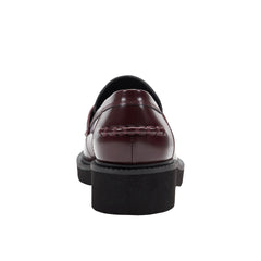 Marc Fisher Dagman Casual Loafer | Dark Red Leather