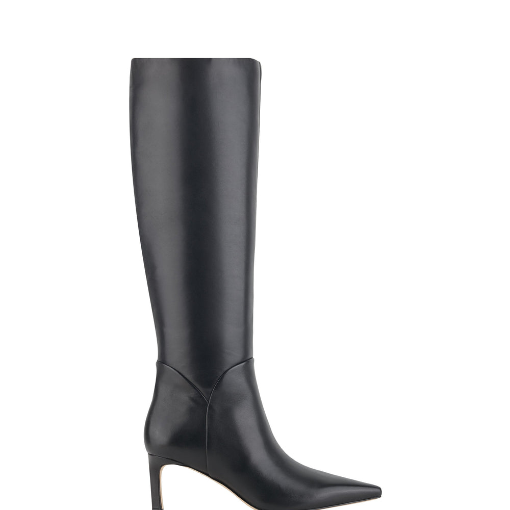 Marc Fisher Sabrina Wide Calf Boot | Black Leather