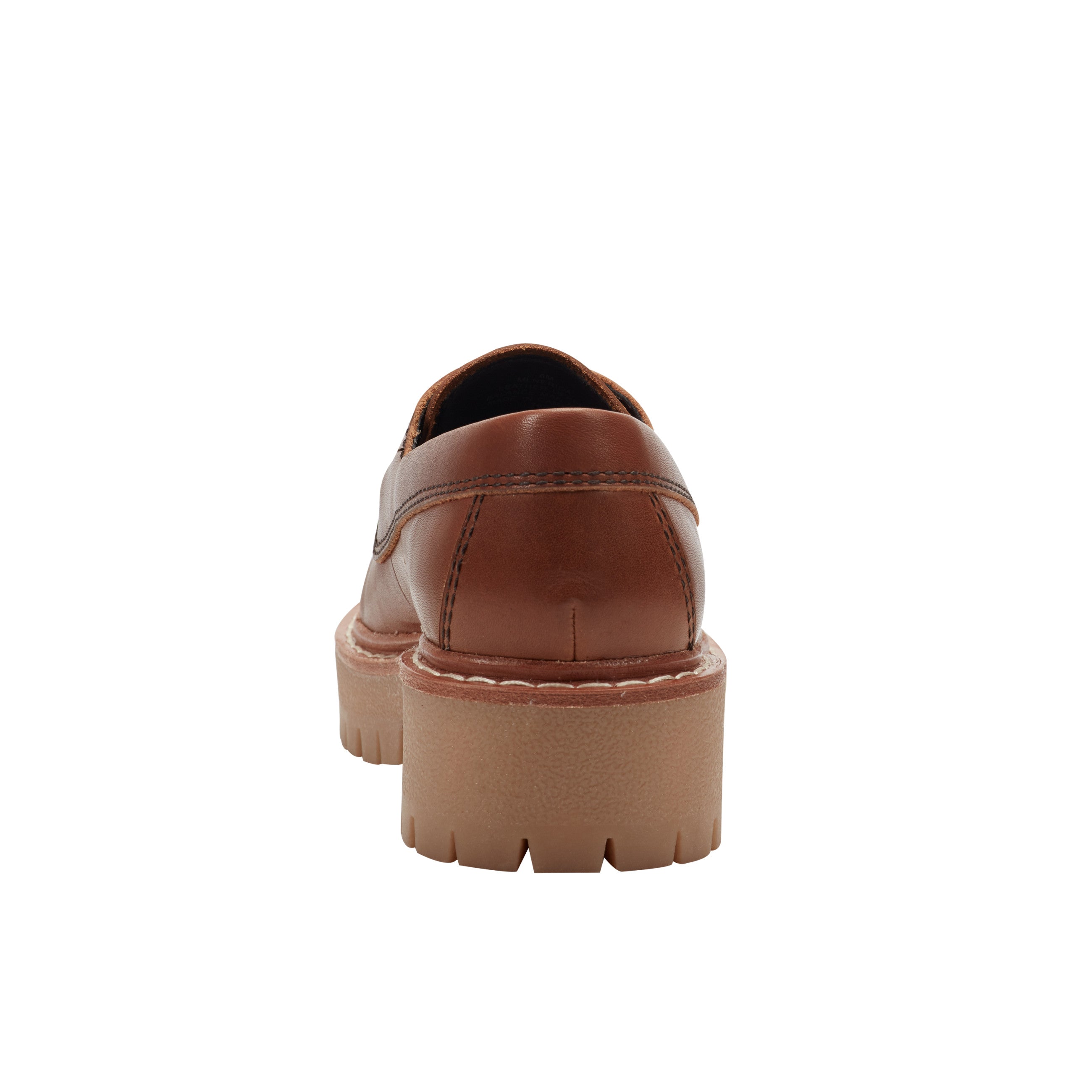 Marc Fisher Nerida Lug Sole Loafer | Brown Leather