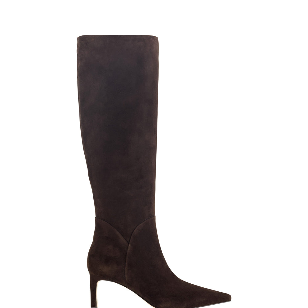 Marc Fisher Sabrina Boot | Dark Brown Suede