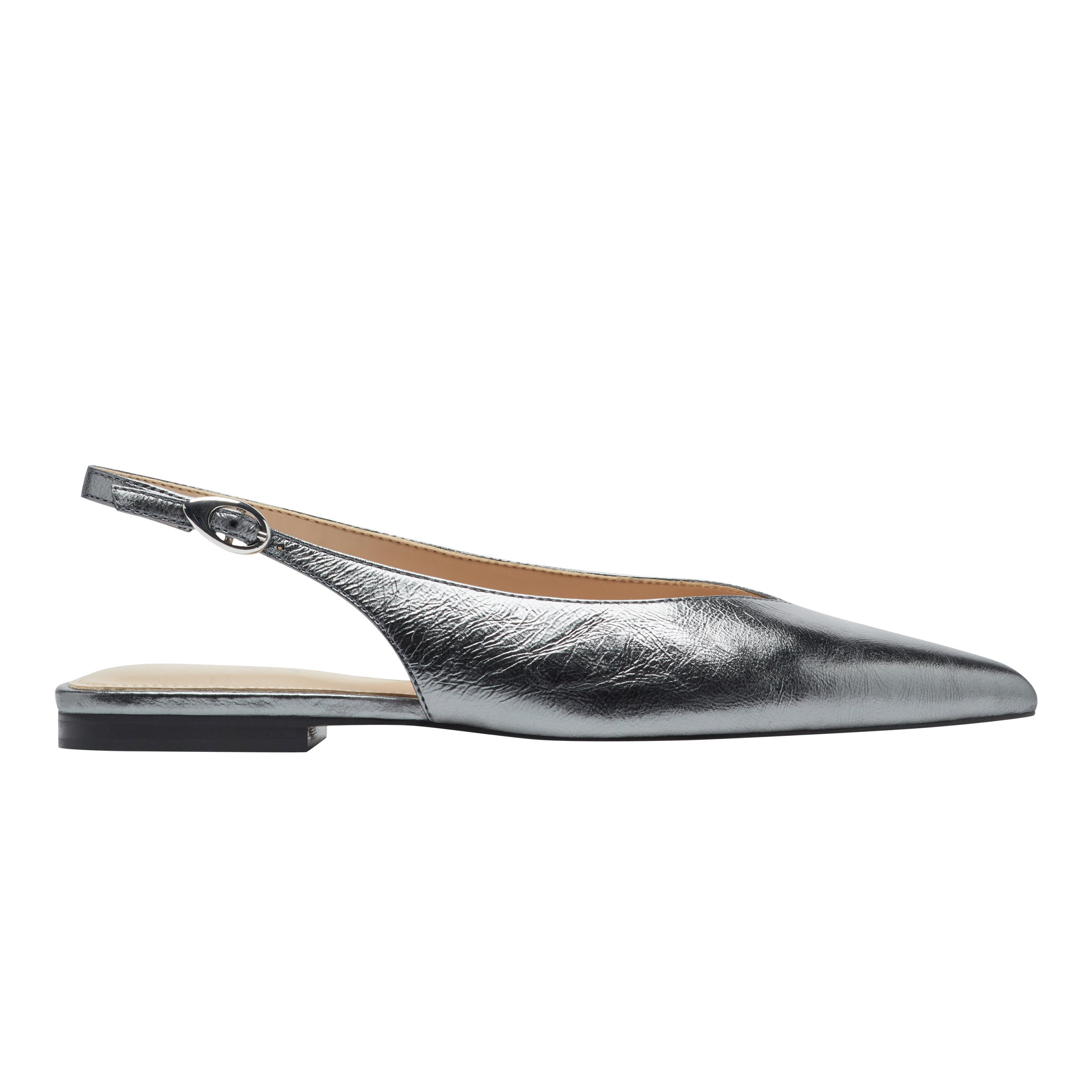 Marc Fisher Gabra Slingback Flat | Pewter