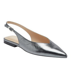 Marc Fisher Gabra Slingback Flat | Pewter