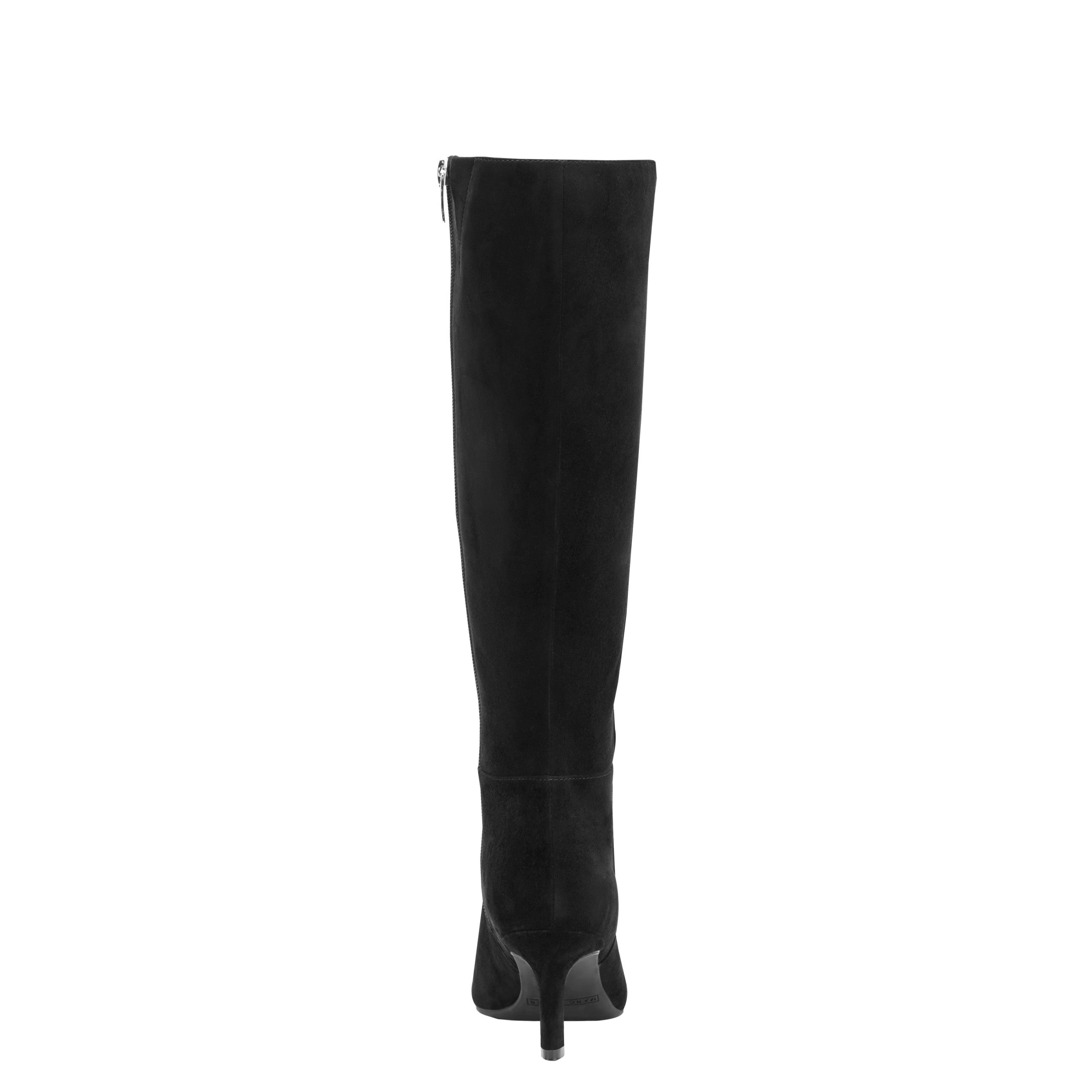 Marc Fisher Lucinda Kitten Heel Boot | Black Suede