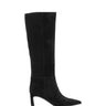 Marc Fisher Lucinda Kitten Heel Boot | Black Suede