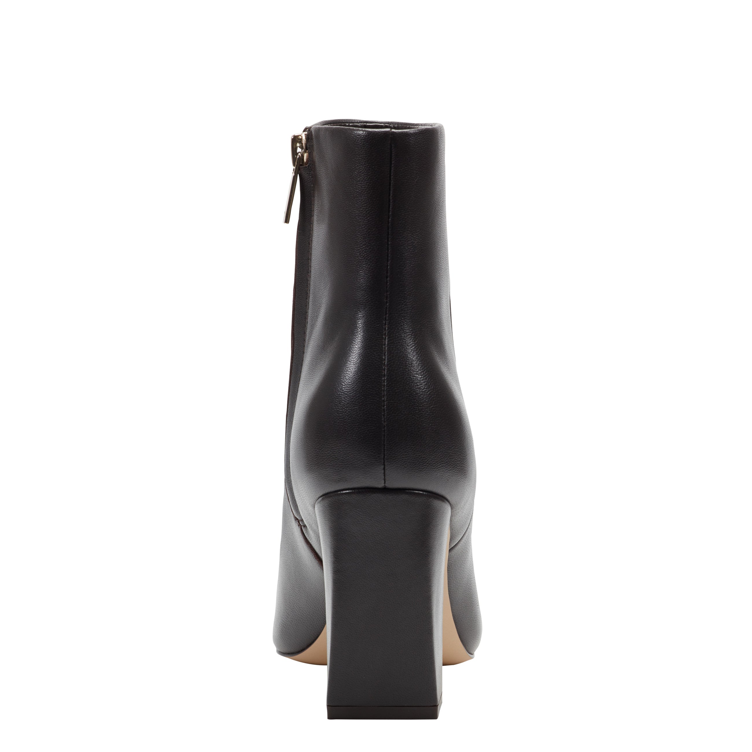 Marc Fisher Novella Block Heel Ankle Bootie | Dark Brown Leather