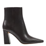 Marc Fisher Novella Block Heel Ankle Bootie | Dark Brown Leather