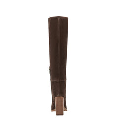 Marc Fisher Lannie Dress Boot | Dark Brown Suede