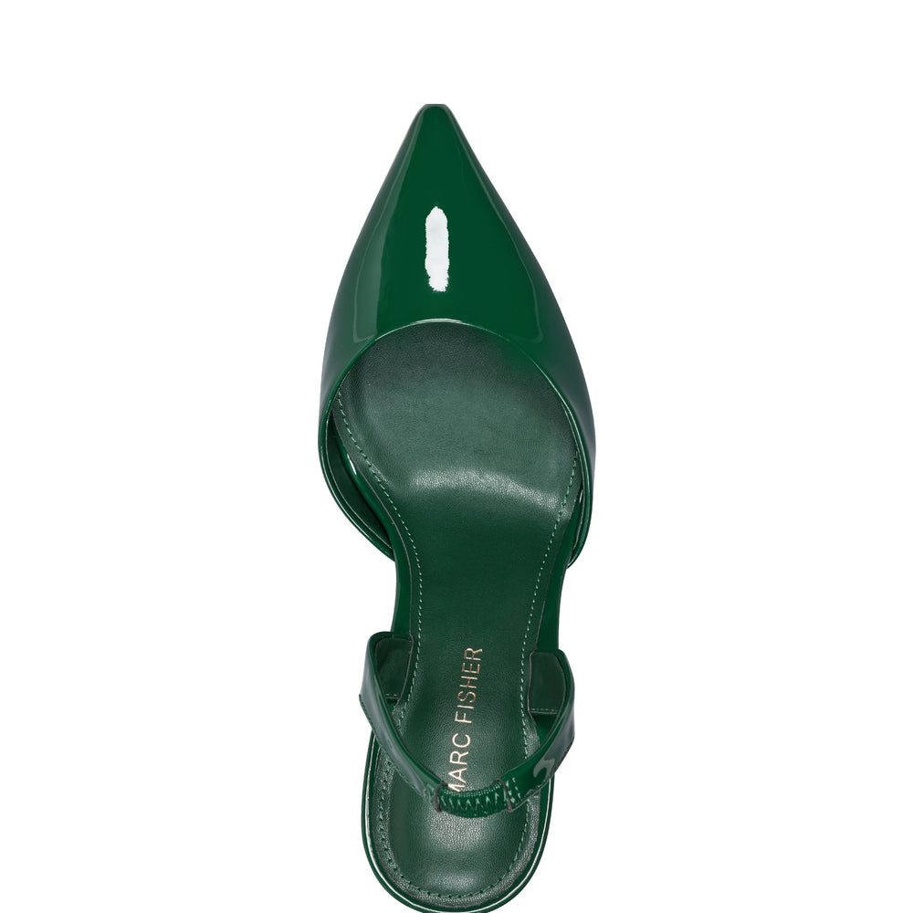 Marc Fisher Hadya Slingback Pump | Green Patent