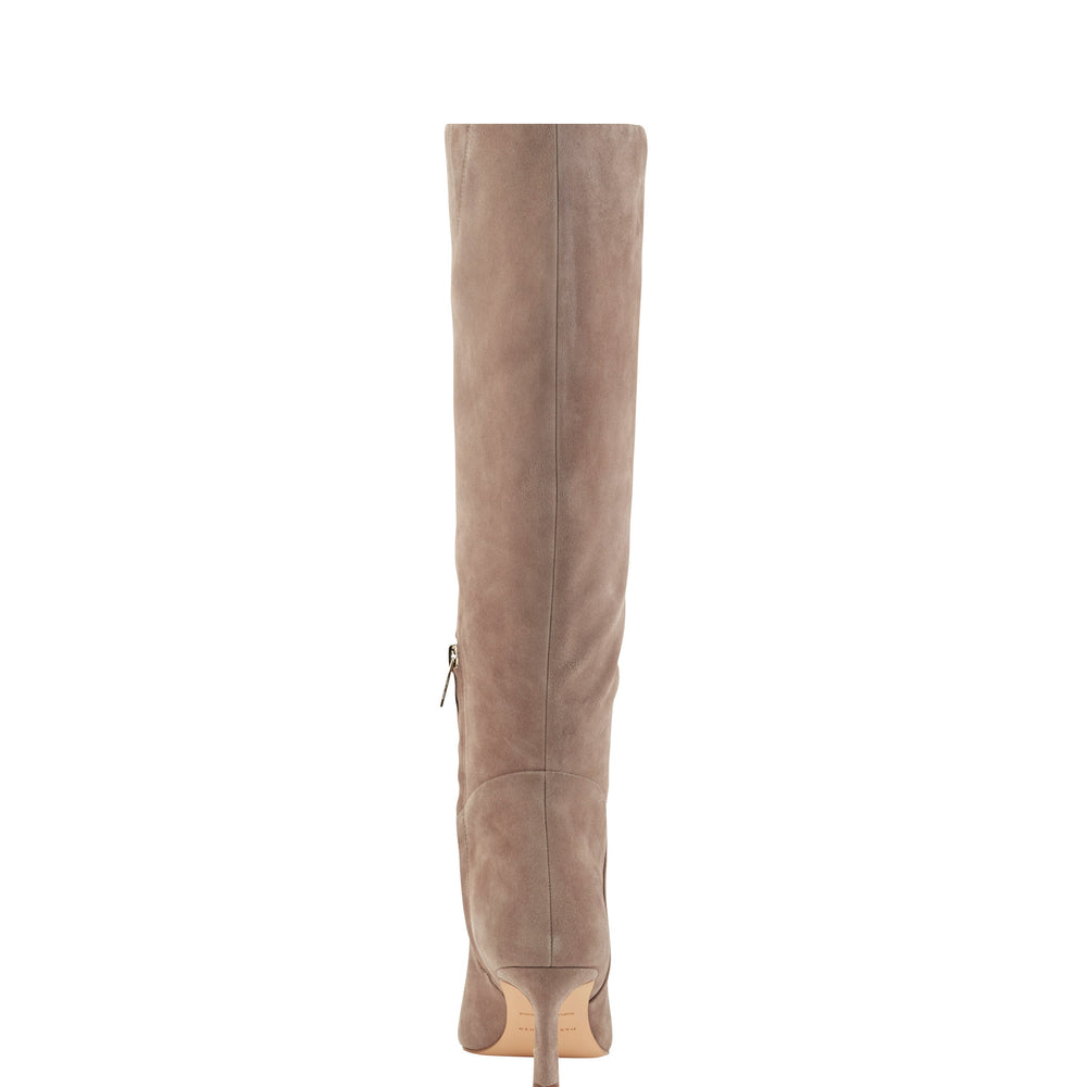 Marc Fisher Sabrina Wide Calf Boot | Taupe Suede