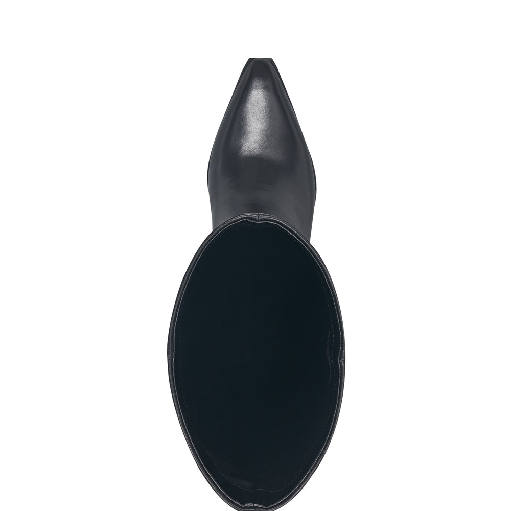 Marc Fisher Tarrie Block Heel Boot | Black Leather