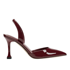 Marc Fisher Hadya Slingback Pump | Dark Red Patent