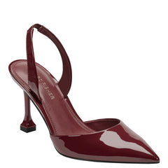 Marc Fisher Hadya Slingback Pump | Dark Red Patent
