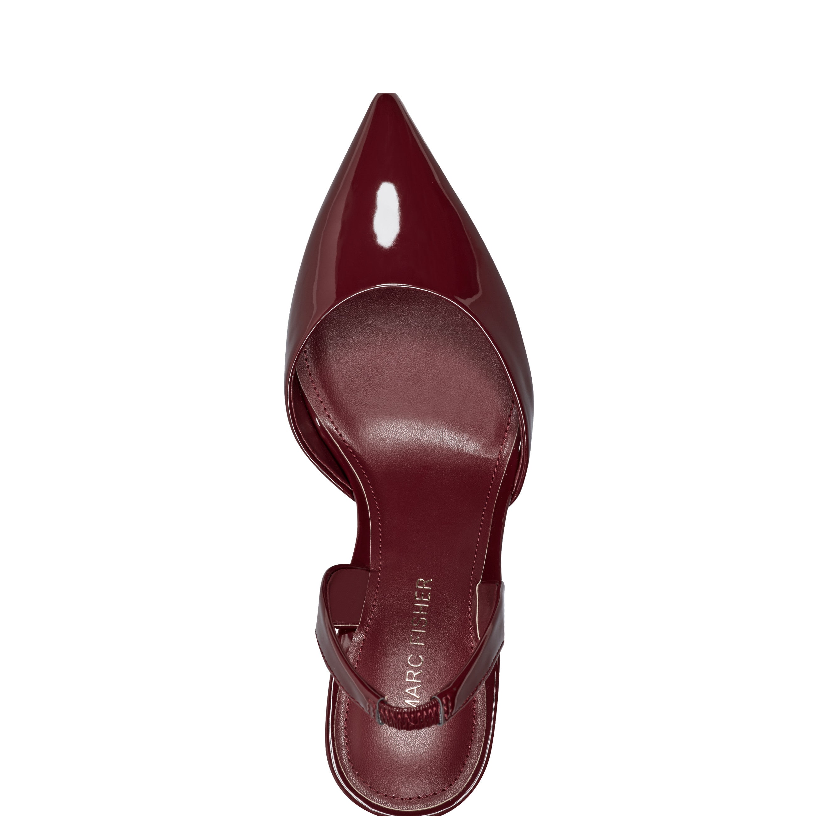 Marc Fisher Hadya Slingback Pump | Dark Red Patent