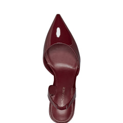 Marc Fisher Hadya Slingback Pump | Dark Red Patent
