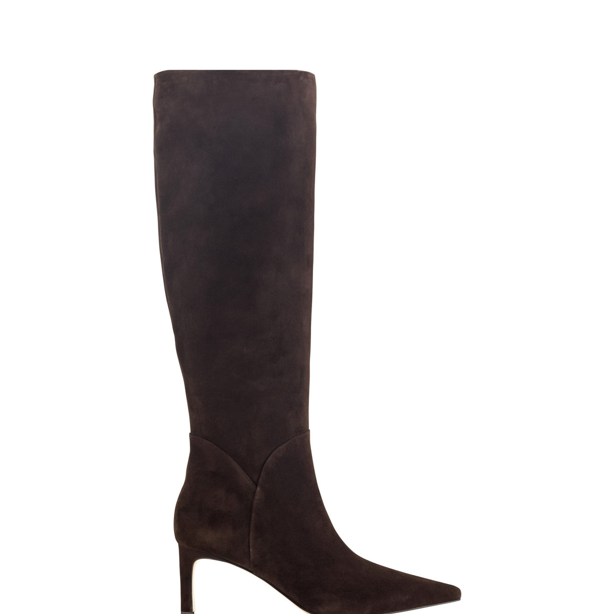 Marc Fisher Sabrina Wide Calf Boot | Dark Brown Suede