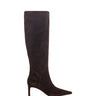Marc Fisher Sabrina Wide Calf Boot | Dark Brown Suede